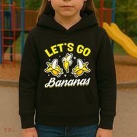 Banana Fruit Funny Lets Go Bananas Gift Kids Hoodie thumb 3