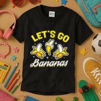 Banana Fruit Funny Lets Go Bananas Gift Kids T-Shirt thumb 3