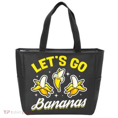 Banana Fruit Funny Lets Go Bananas Gift Tote Bag