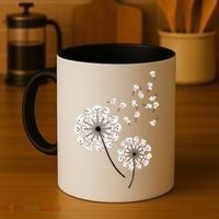 Bichon Frise Flower Fly Dandelion Funny Dog Lover Coffee Mug thumb 4