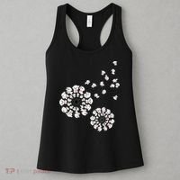 Bichon Frise Flower Fly Dandelion Funny Dog Lover Women's Tank Top thumb 3