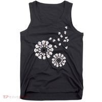 Bichon Frise Flower Fly Dandelion Funny Dog Lover Tank Top thumb 0