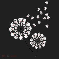 Bichon Frise Flower Fly Dandelion Funny Dog Lover Golf Towel thumb 3