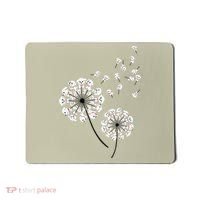 Bichon Frise Flower Fly Dandelion Funny Dog Lover Mousepad thumb 0