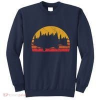 Bass Fishing Forest Sunset Sweatshirt thumb 0