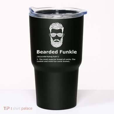 Bearded Funkle Funny Uncle Definition Tumbler