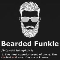 Bearded Funkle Funny Uncle Definition Mousepad thumb 1