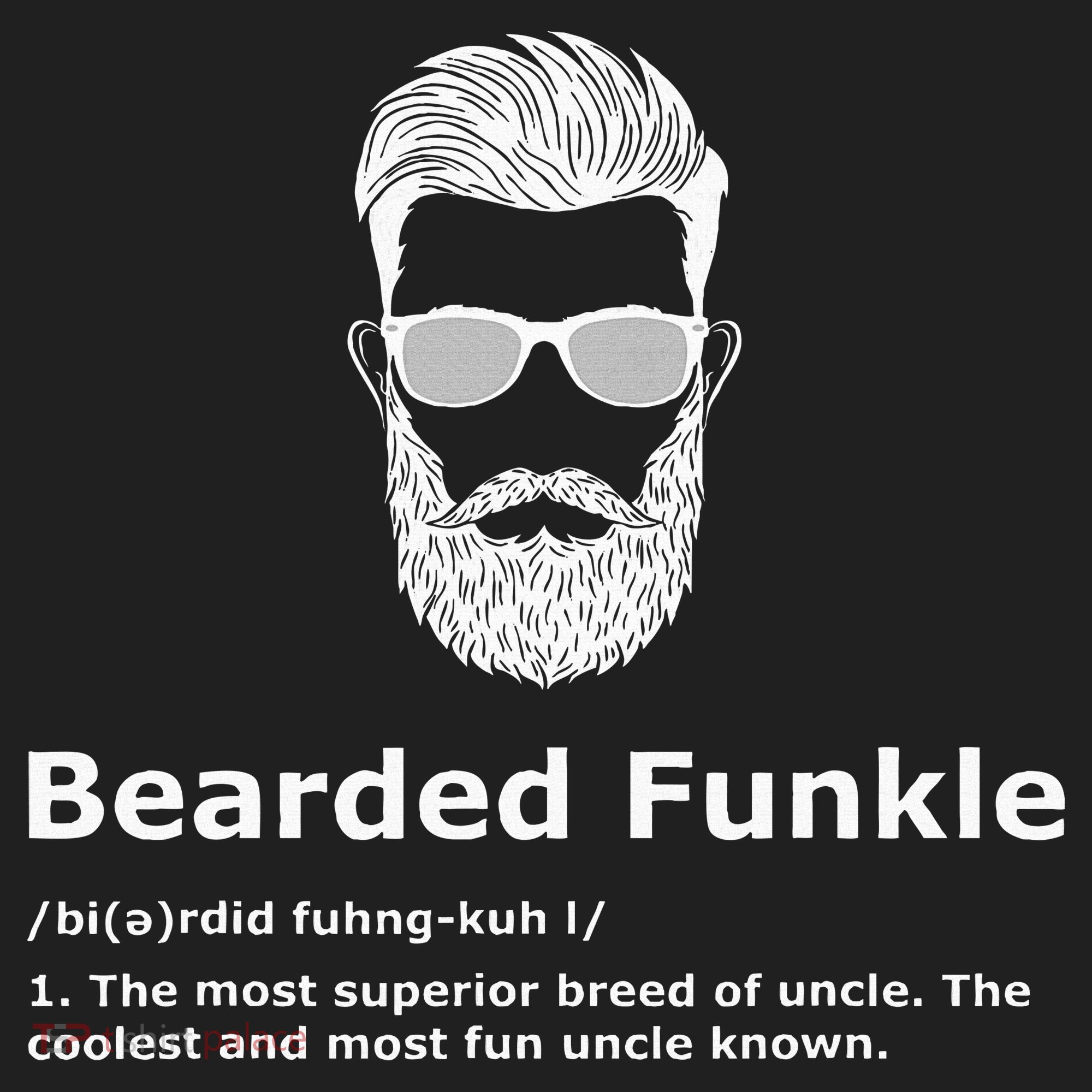 Bearded Funkle Funny Uncle Definition Hat