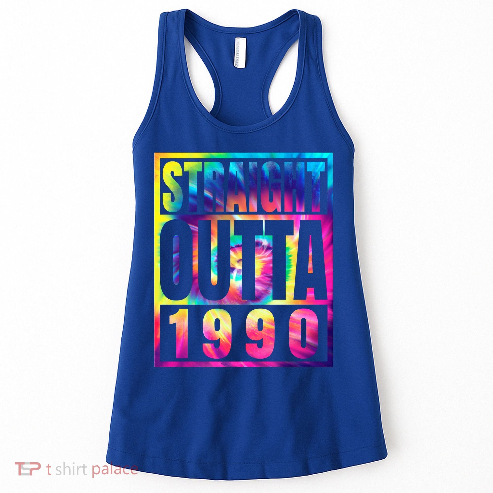 Birthday Funny Gift Born In 1990 Straight Outta 1990 Gift Women's Tank Top