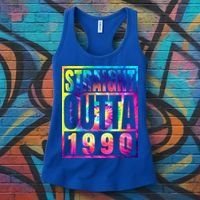 Birthday Funny Gift Born In 1990 Straight Outta 1990 Gift Women's Tank Top thumb 3