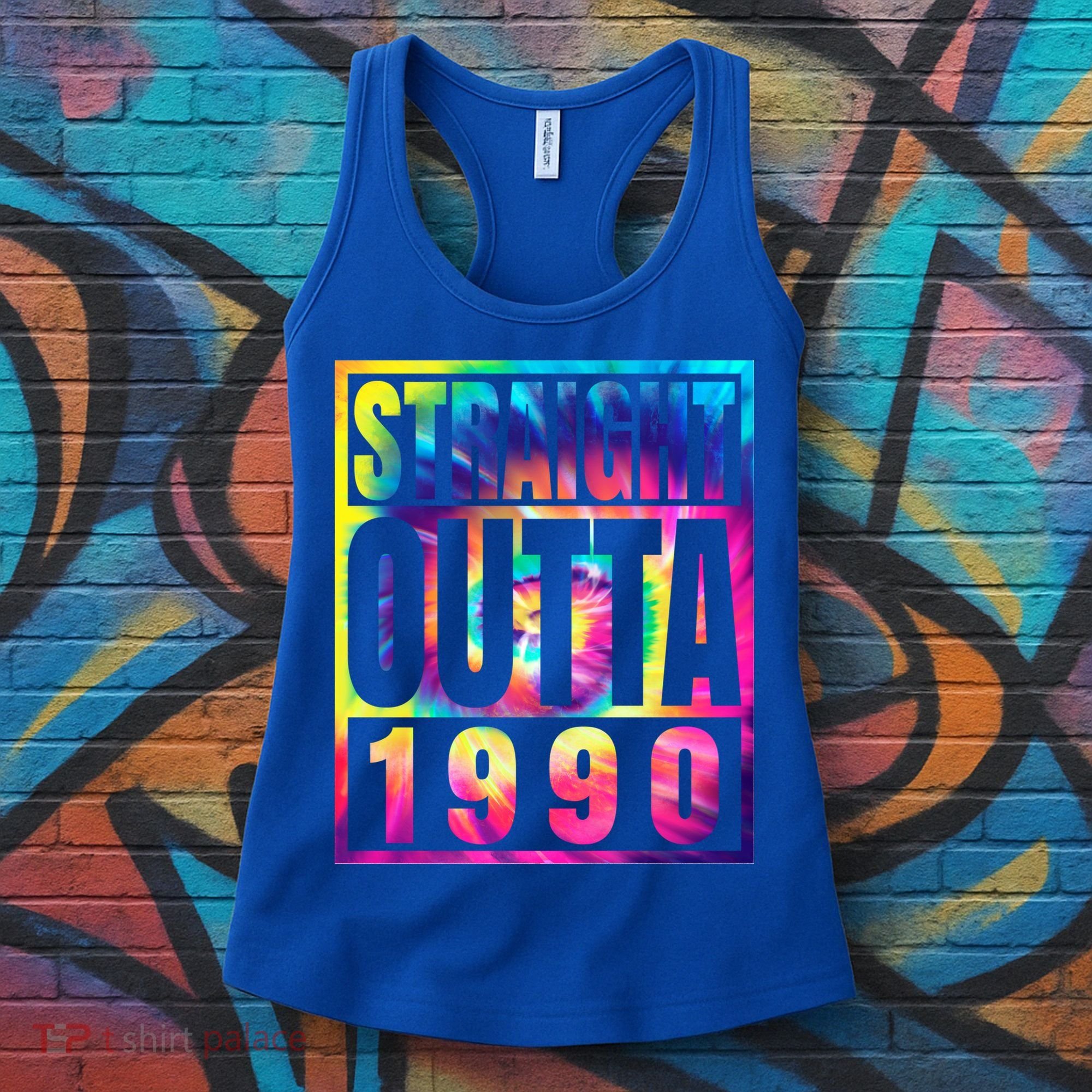 Birthday Funny Gift Born In 1990 Straight Outta 1990 Gift Women's Tank Top