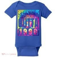 Birthday Funny Gift Born In 1990 Straight Outta 1990 Gift Baby Bodysuit thumb 0