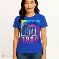 Birthday Funny Gift Born In 1990 Straight Outta 1990 Gift Women's T-Shirt thumb 4