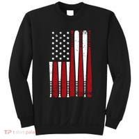Baseball Flag Gifts Patriotic Baseball Sweatshirt thumb 0
