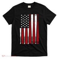 Baseball Flag Gifts Patriotic Baseball T-Shirt thumb 0