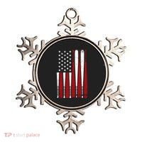 Baseball Flag Gifts Patriotic Baseball Ornament thumb 0