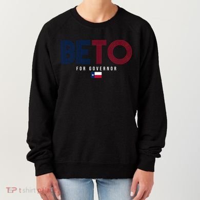 Beto For Governor Texas Flag Women's Sweatshirt