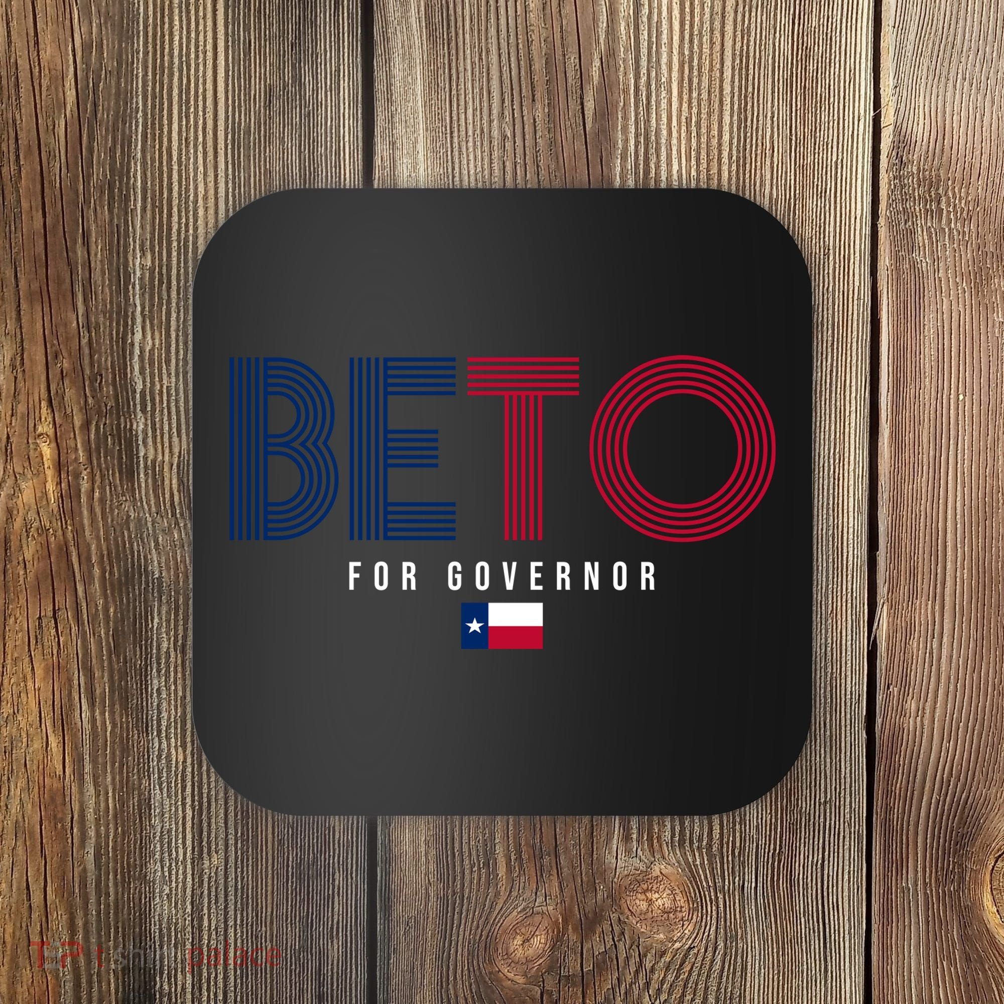 Beto For Governor Texas Flag Coaster