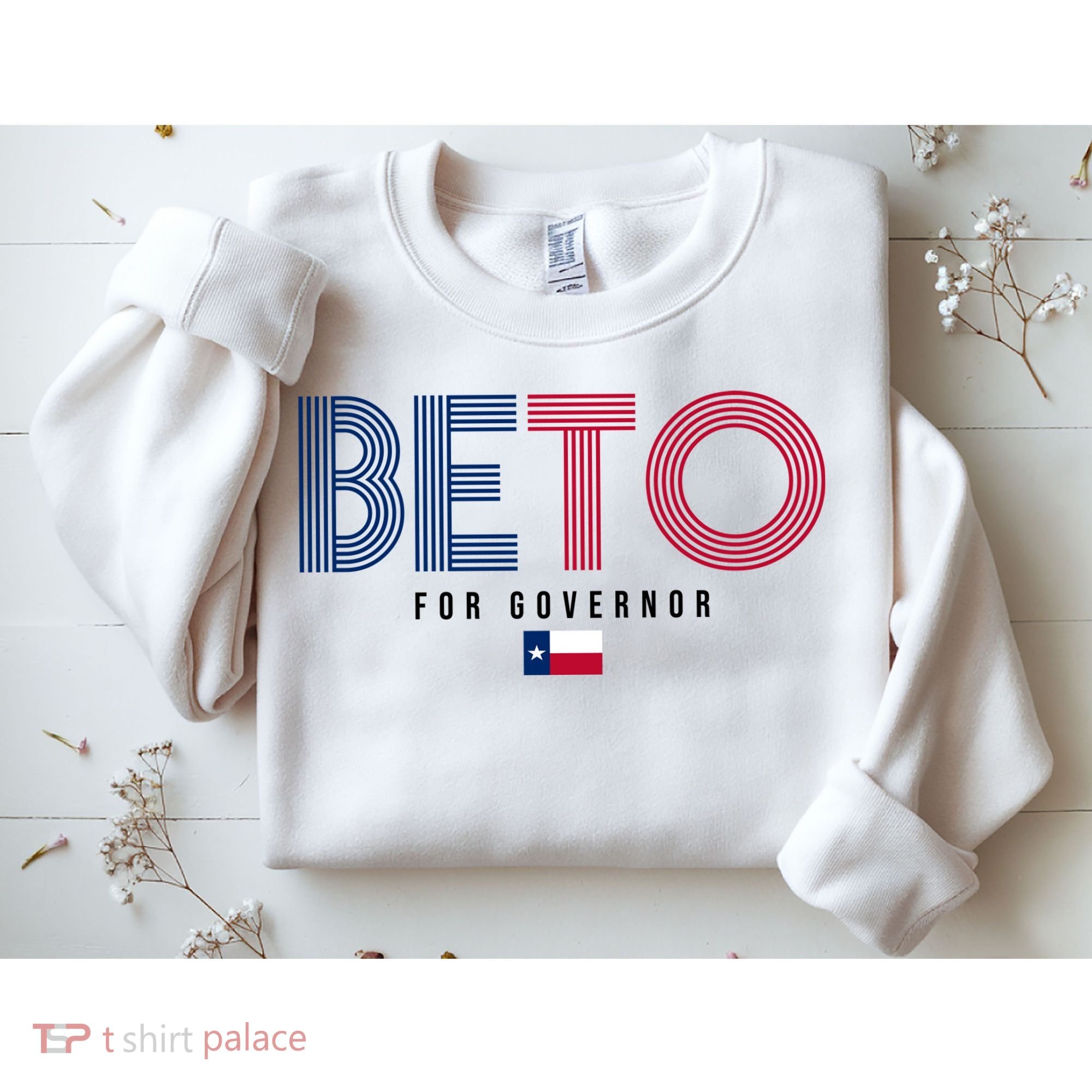 Beto For Governor Texas Flag Sweatshirt