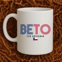 Beto For Governor Texas Flag Coffee Mug thumb 2