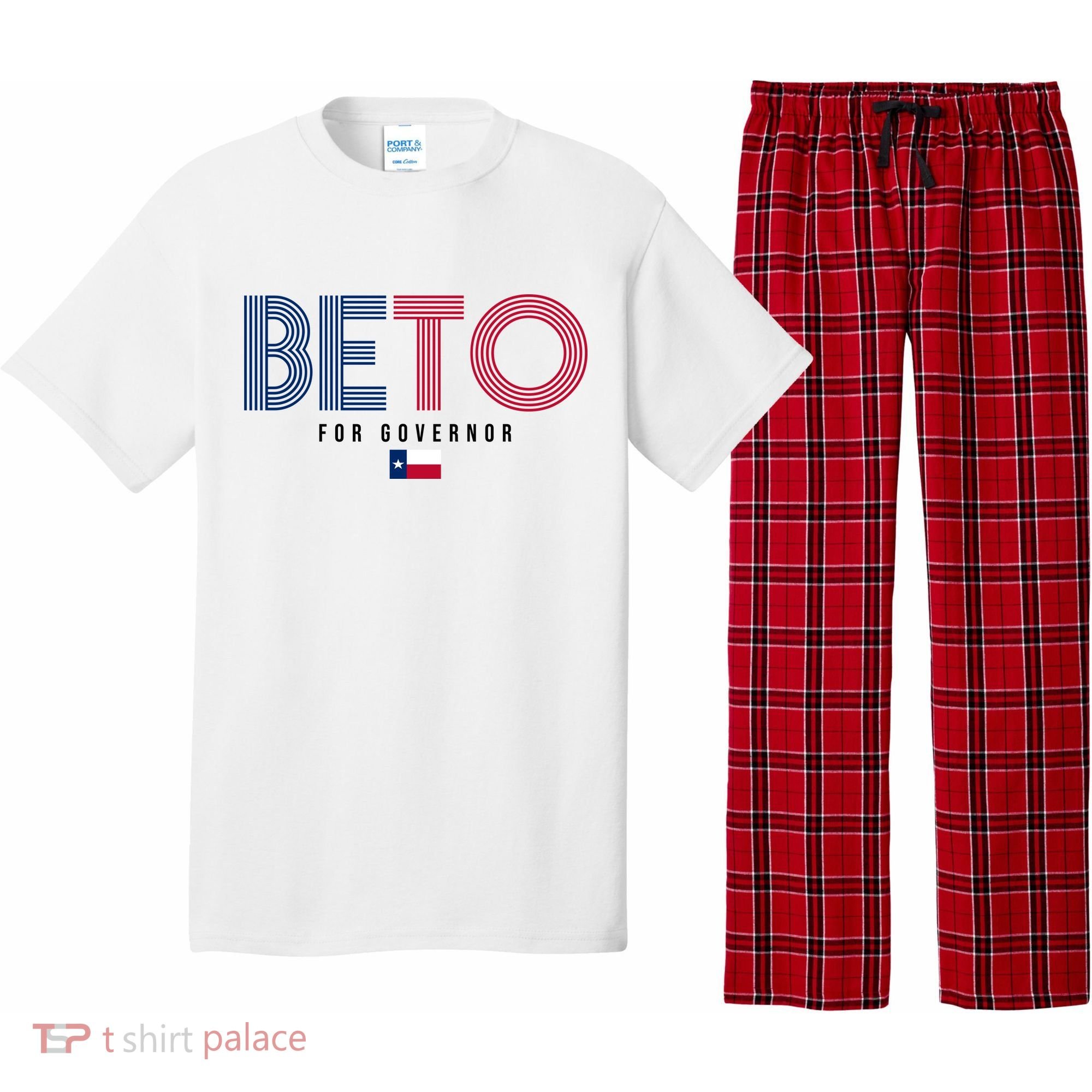 Beto For Governor Texas Flag Pajama Set