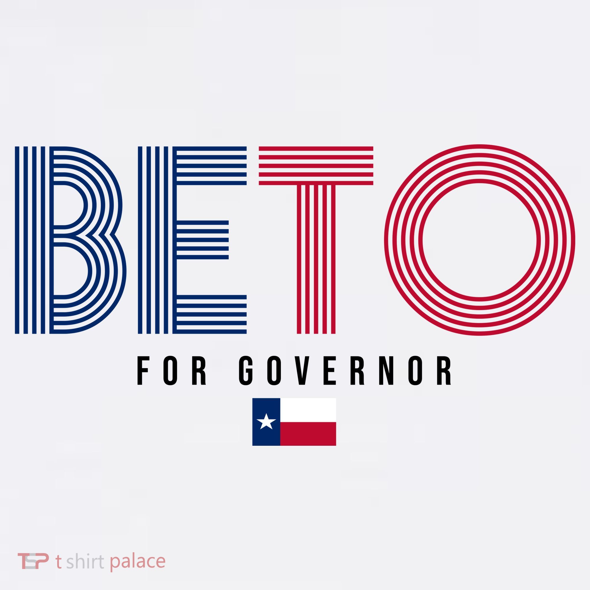 Beto For Governor Texas Flag Polo