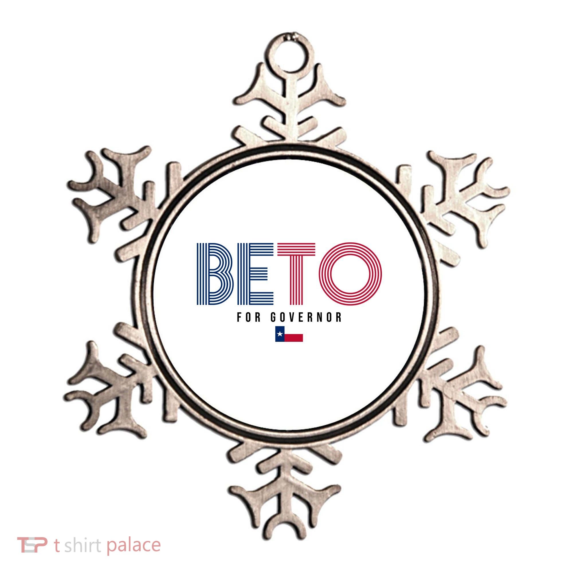 Beto For Governor Texas Flag Ornament