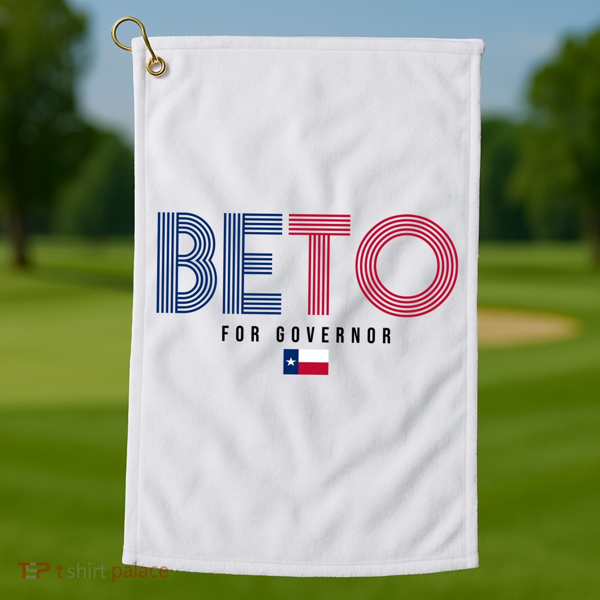 Beto For Governor Texas Flag Golf Towel