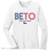 Beto For Governor Texas Flag Women's Long Sleeve Shirt thumb 0