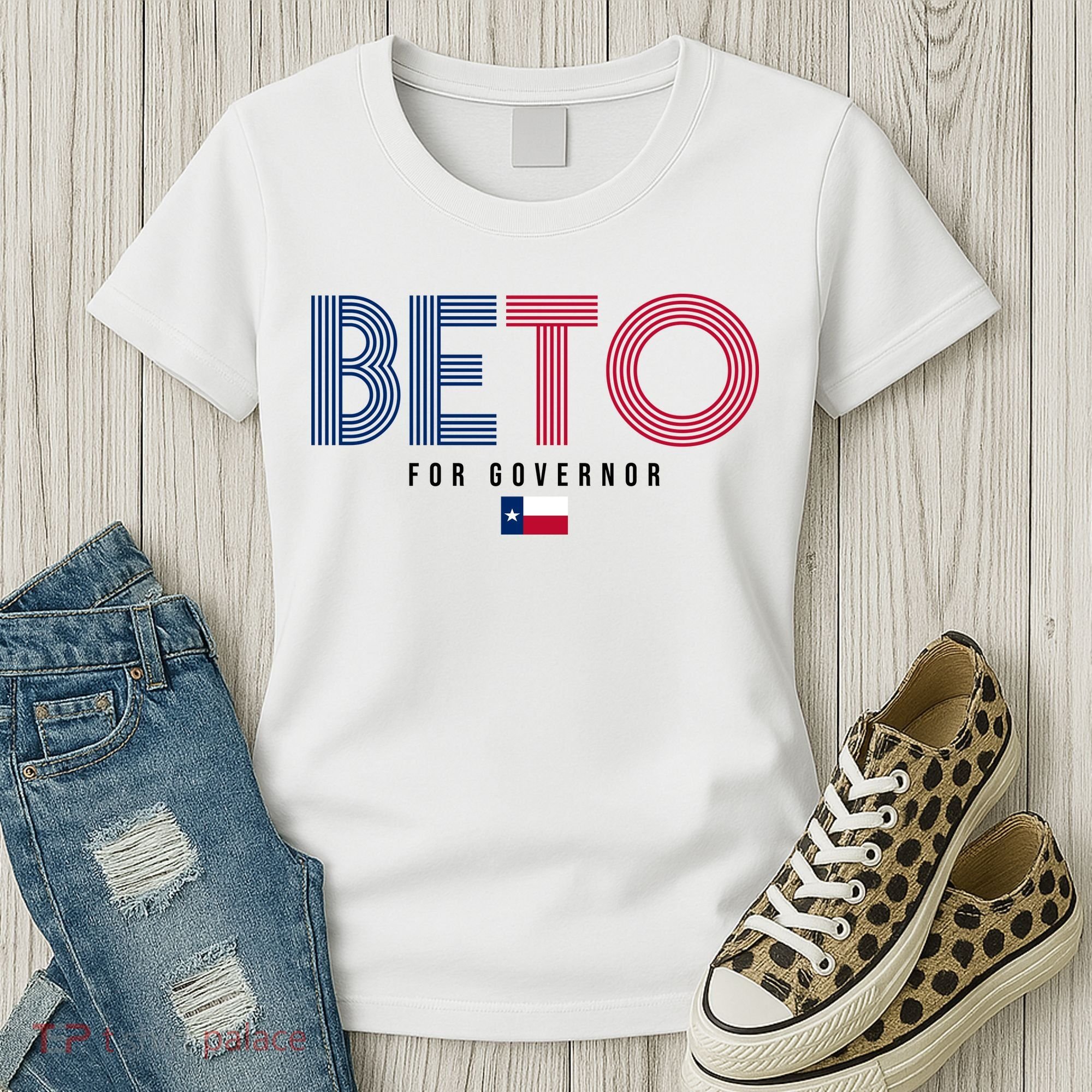 Beto For Governor Texas Flag Women's T-Shirt