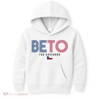 Beto For Governor Texas Flag Kids Hoodie thumb 0