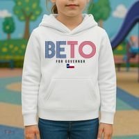 Beto For Governor Texas Flag Kids Hoodie thumb 3