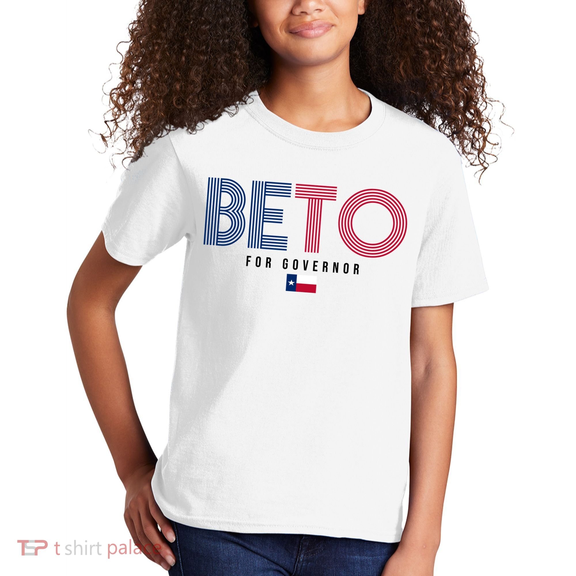 Beto For Governor Texas Flag Kids T-Shirt
