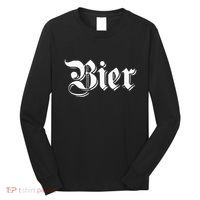 Bier Funny German Beer For Oktoberfest Long Sleeve Shirt thumb 0