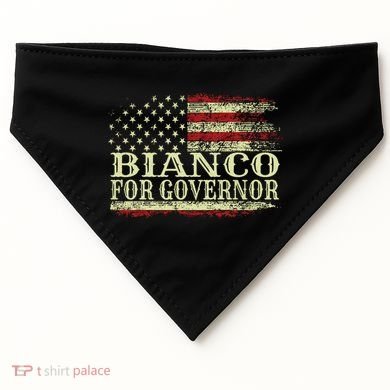 Bianco For Governor USA-Made Doggie Bandana