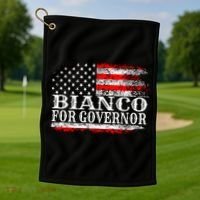 Bianco For Governor Golf Towel thumb 1