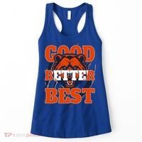Bears Football Good Better Best Slogan Women's Tank Top thumb 0