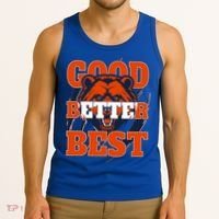Bears Football Good Better Best Slogan Tank Top thumb 3