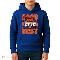 Bears Football Good Better Best Slogan Kids Hoodie thumb 4