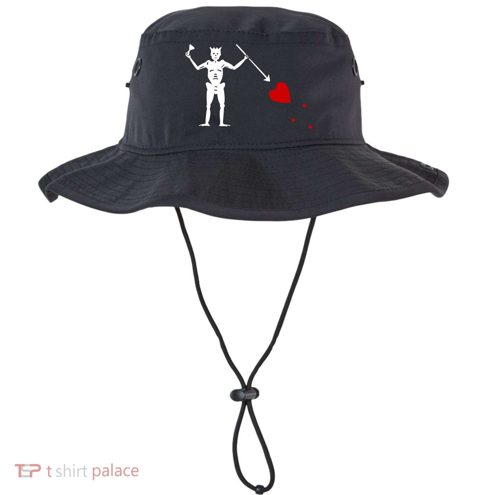 Blackbeard Flag Gift Jolly Roger Skull And Crossbones Bucket Hat
