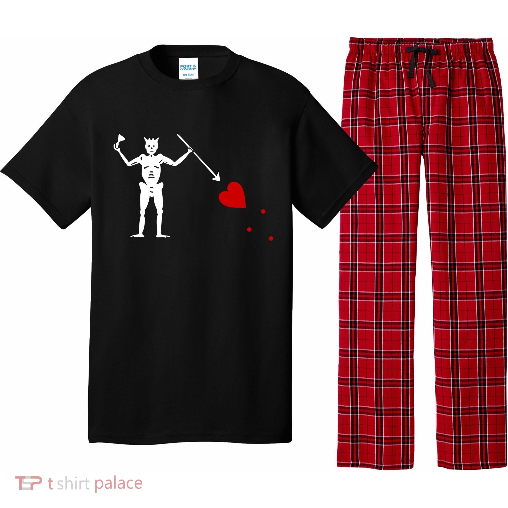 Blackbeard Flag Gift Jolly Roger Skull And Crossbones Pajama Set