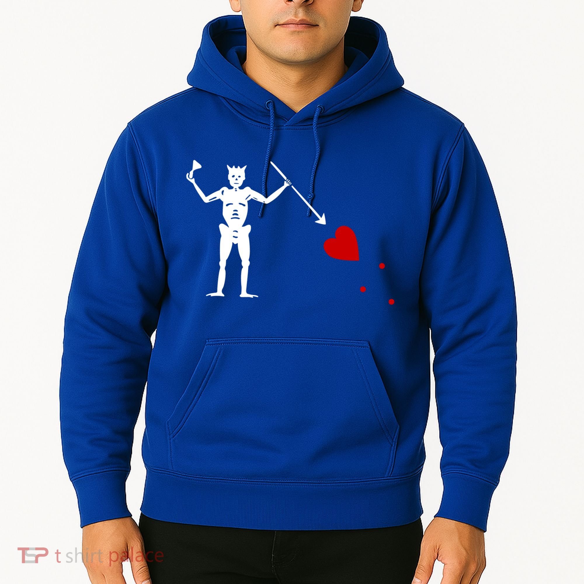 Blackbeard Flag Gift Jolly Roger Skull And Crossbones Hoodie