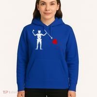 Blackbeard Flag Gift Jolly Roger Skull And Crossbones Hoodie thumb 5