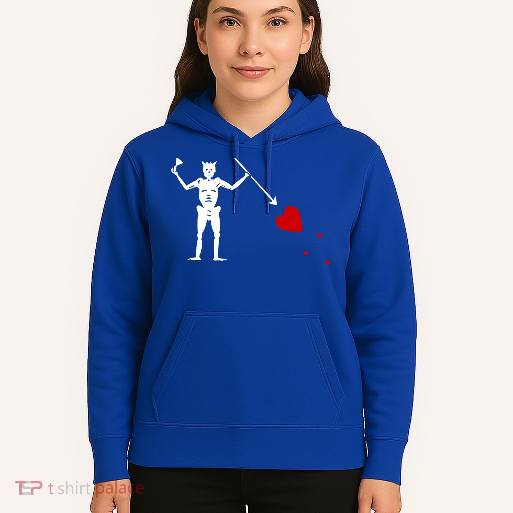 Blackbeard Flag Gift Jolly Roger Skull And Crossbones Hoodie