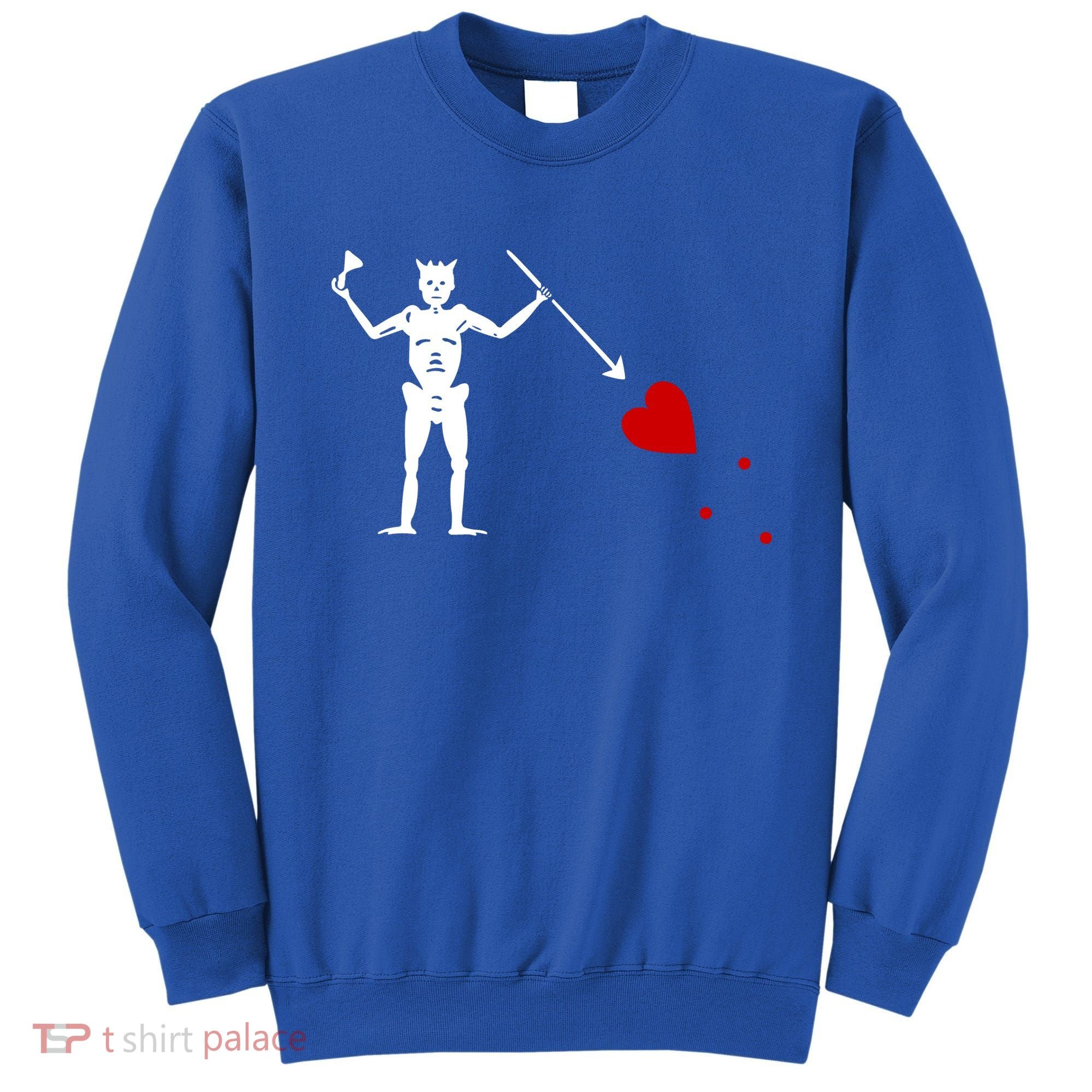 Blackbeard Flag Gift Jolly Roger Skull And Crossbones Sweatshirt