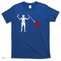 Blackbeard Flag Gift Jolly Roger Skull And Crossbones T-Shirt thumb 0