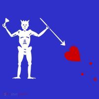 Blackbeard Flag Gift Jolly Roger Skull And Crossbones T-Shirt thumb 7
