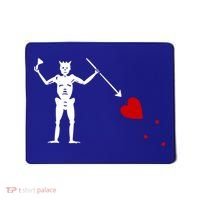 Blackbeard Flag Gift Jolly Roger Skull And Crossbones Mousepad thumb 0