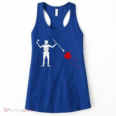 Blackbeard Flag Gift Jolly Roger Skull And Crossbones Women's Tank Top
