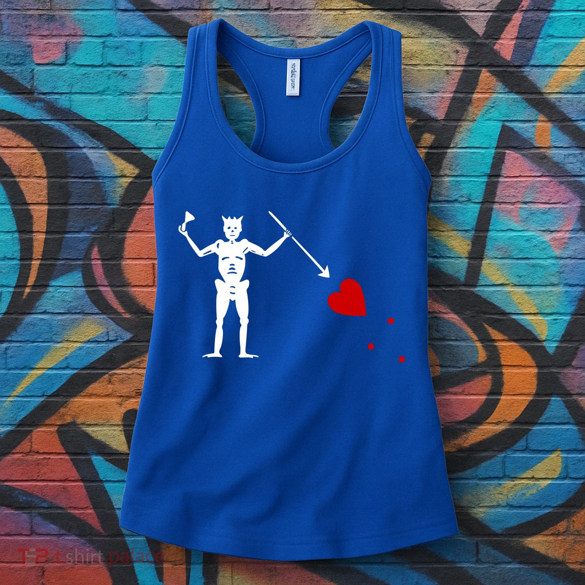 Blackbeard Flag Gift Jolly Roger Skull And Crossbones Women's Tank Top